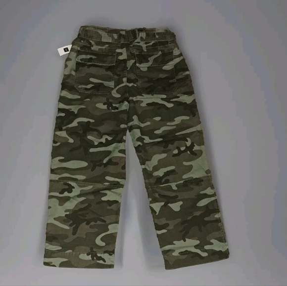 Gap Belted Green Camo Capri Pants Size 6 NWT Military Camouflage Khaki  B23#8 - Picture 2 of 7